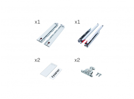 AlphaBox 18 mm Yavaşlatıcılı 600 mm Antrasit Perakende