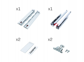 FlowBox 106/18 Yavaşlatıcılı Bas-Aç 550 mm Inox Perakende